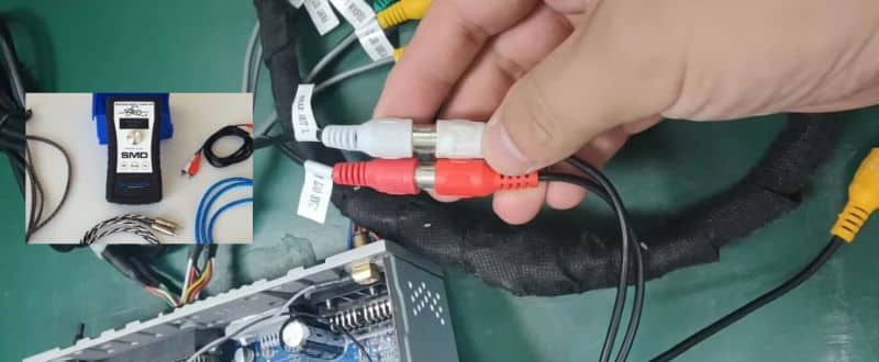 how to test RCA output on head unit