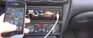how to connect apple devices to car stereo with Bluetooth and Aux