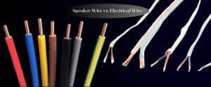 speaker wire vs electrical wire
