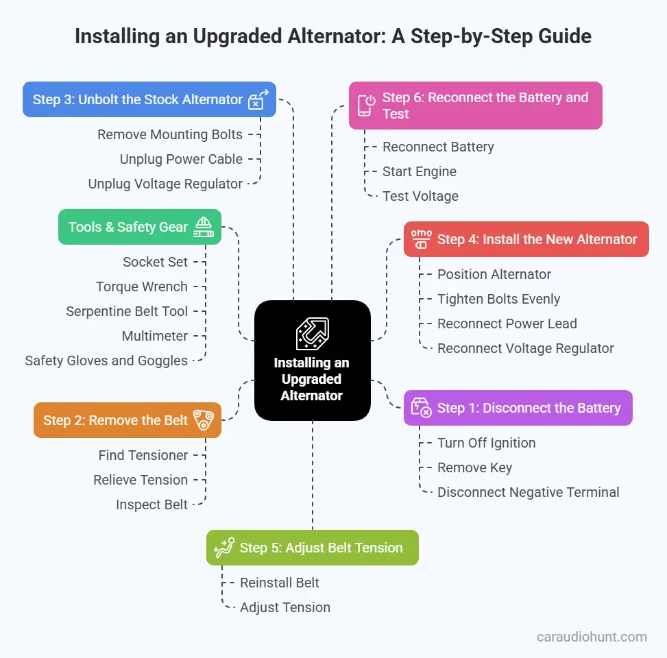 Installing an Upgraded Alternator A Step-by-Step Guide
