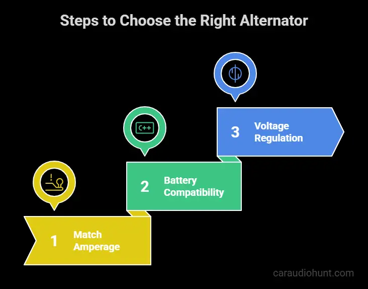 Steps to Choose the Right Alternator