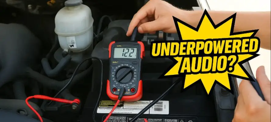 car audio system is underpowered