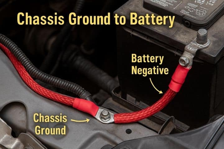 Chassis Ground to Battery Negative Chassis Ground to Battery Negative