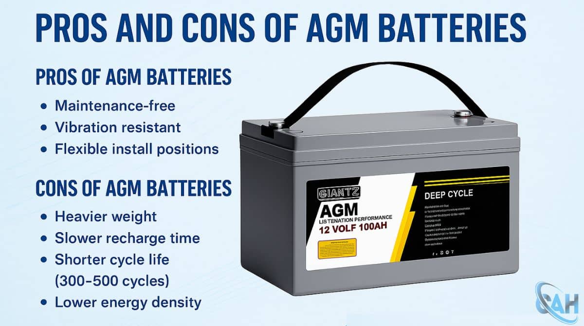 Pros and Cons of AGM Battery Pros and Cons of AGM Battery
