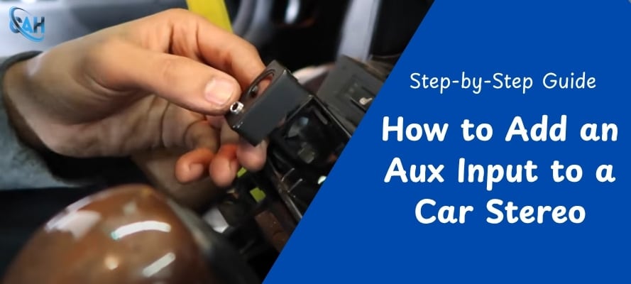 how to add an aux input to a car stereo